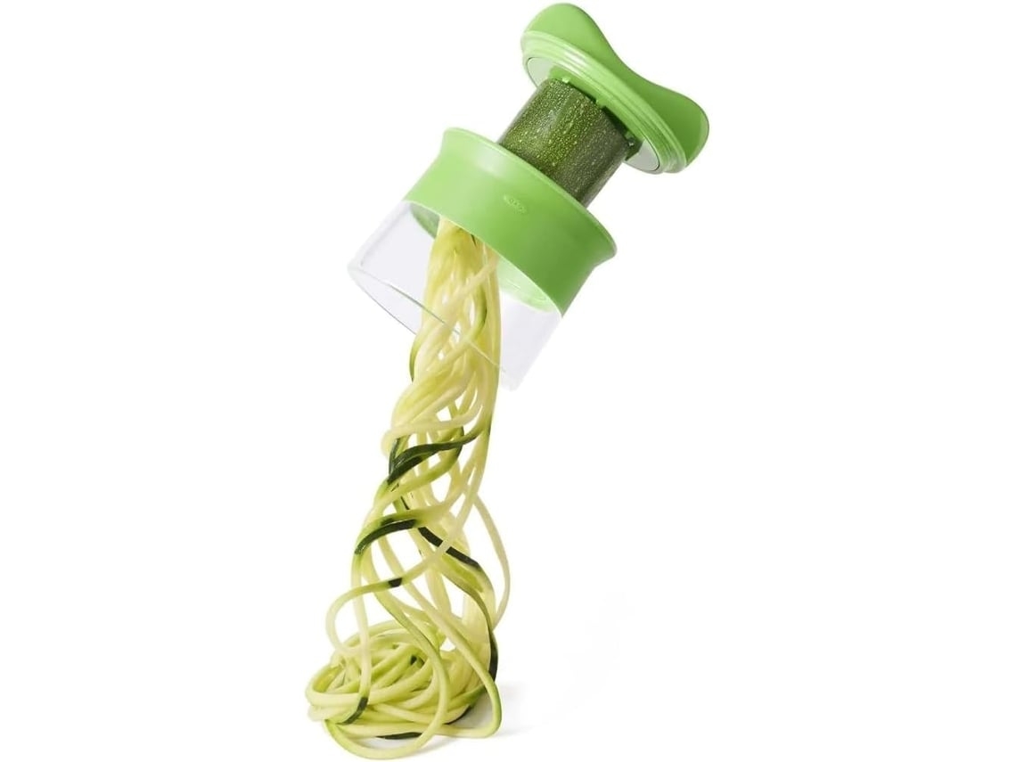 Raspador cilíndrico/Cortador de verduras en espiral: Facilita la preparación de platos deliciosos como los fideos de calabaza.