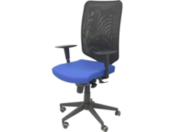 Silla de Escritorio Operativa PYC Ossa N Azul con ruedas antiarañazos (Brazos Ajustables - Malla)