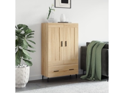 Lovely Home Armario Alto Derivados de Madera 69,5X31X115Cm Roble Sonoma