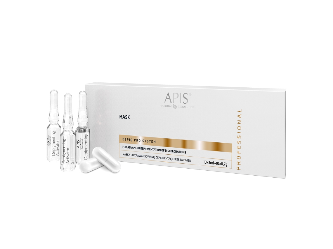 Apis Mascarilla Avanzada Para Despigmentación De Manchas, 10x3ml 10x0.7g