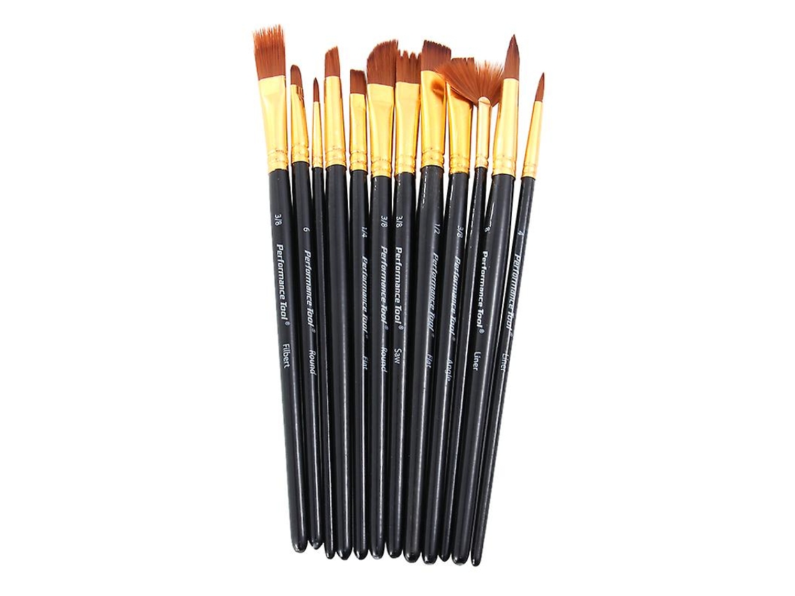 12 Pinceles De Pintura Profesionales.