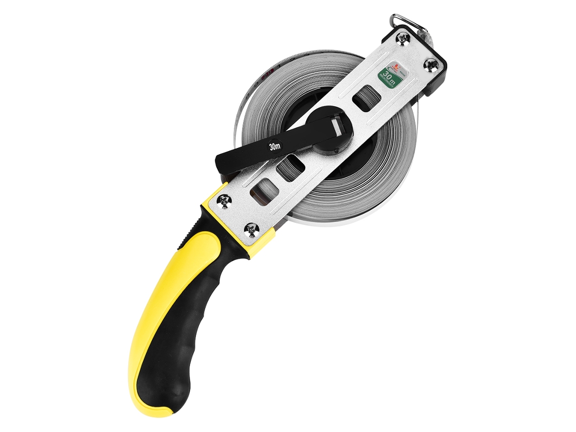 Fita Métrica De Aço Com Mango E Moldura De Metal Para Medição Longa Ferramenta De Medição