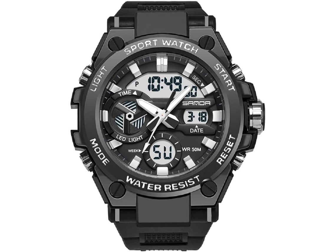 Reloj Militar Impermeable Deportivo Masculino Multifuncional Led Cronómetro De Alarma Yuysan