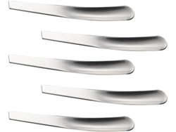 5 Piezas De Utensilios De Cocina Para Té Y Postres, 5 Cucharas De Acero Inoxidable Para Postres Y Mezclas.