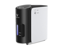 Generador de oxígeno, flujo ajustable de 1,7 l/min, bajo nivel de ruido de 50 dB, 101 W, enchufe UE OEM