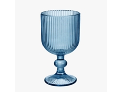 Juego De 6 Vasos Ribbed Azul 35cl