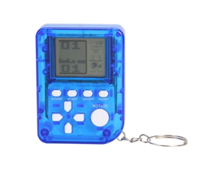 Mini Portátil Retro Clásico Lcd Tetris Consola de Juegos Llavero Máquina F005