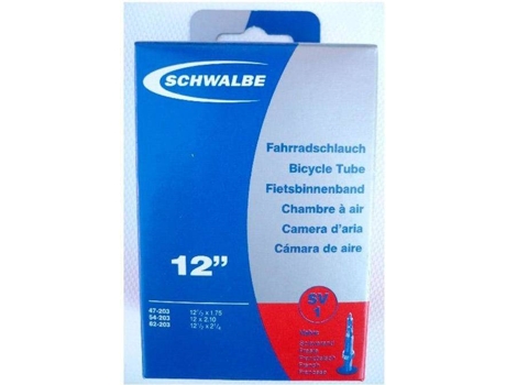Cámaras de Aire SCHWALBE 12 ½ X 1.75 X 2 ¼ Presta (12.5´´)