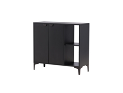 Vitrina FURNLUX Piring (Negro, Metal - 110X42X100 Cm)