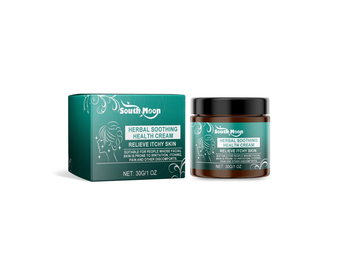 Crema de cuidado a base de hierbas con propiedades naturales.
