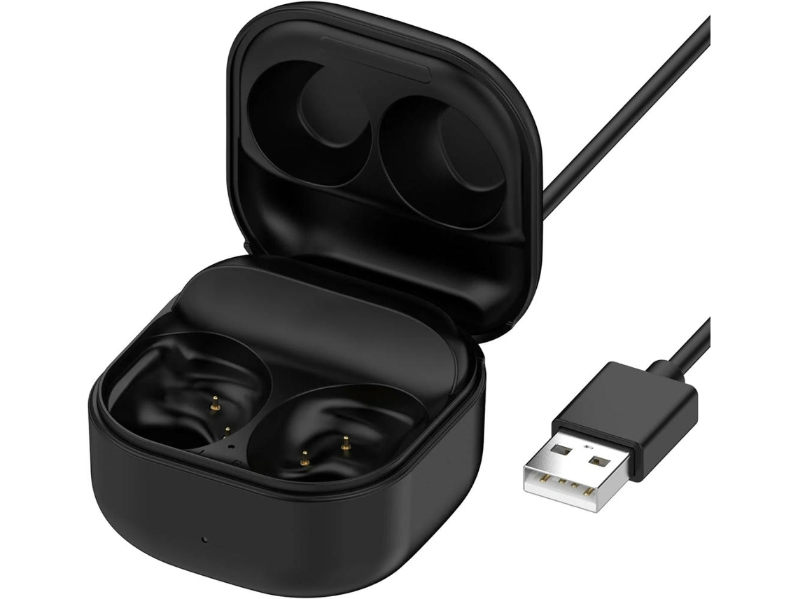 Cargador para SIURN Galaxy Buds Fe Sm-R400, base de carga de repuesto para Samsung Galaxy Buds Fan Edition (negro)
