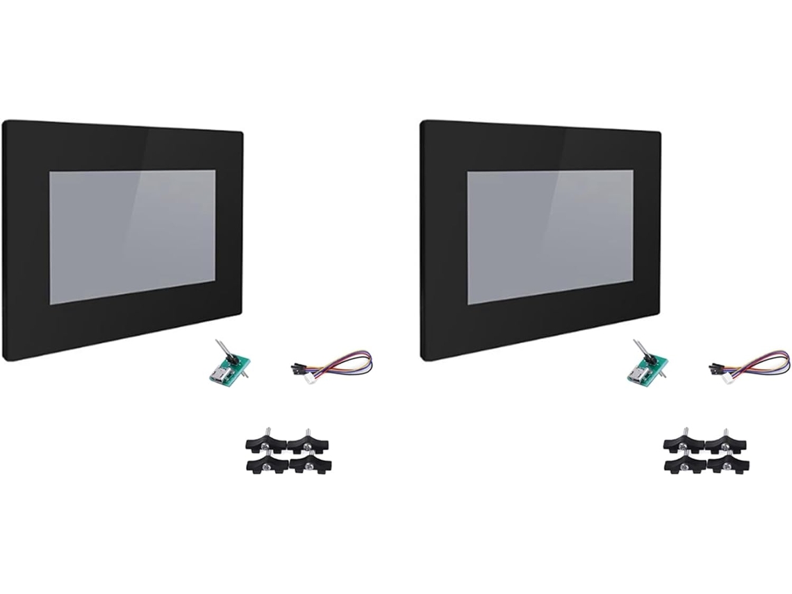 2x Nx8048p070-011c-y Pantalla Táctil Capacitiva Inteligente De 7 Pulgadas Con Carcasa Hmi Tft Lcd
