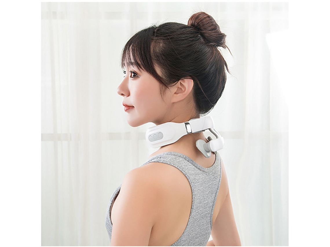 Masajeador De Cuello Multifuncional Con Calefacción De Cuatro Cabezales Para Fisioterapia Cervical, Instrumento De Fisioterapia, Generación De Masajea