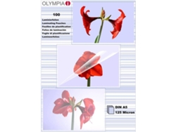 Fundas de Plastificar OLYMPIA 1x100 DIN 125 micron (100 un - A5)
