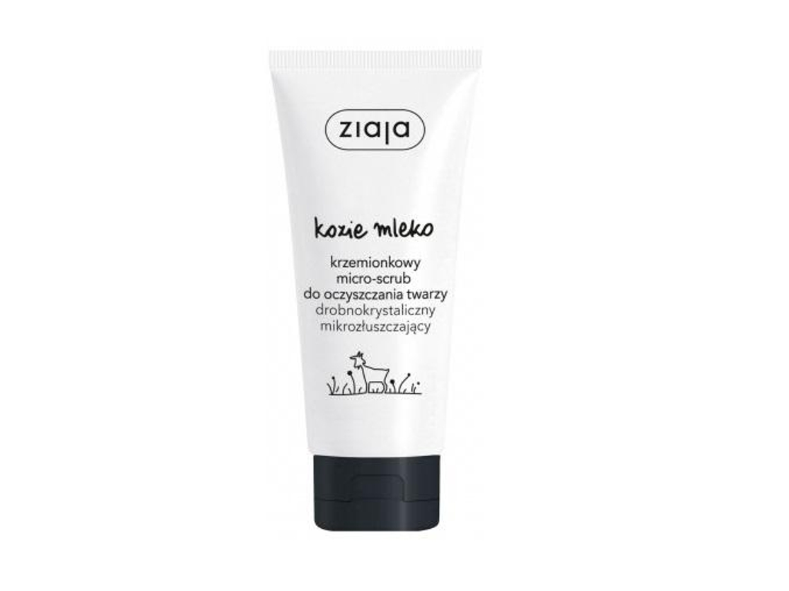 sílice Milk micro tornillos de Ziaja cabra limpiadores faciales 75ml