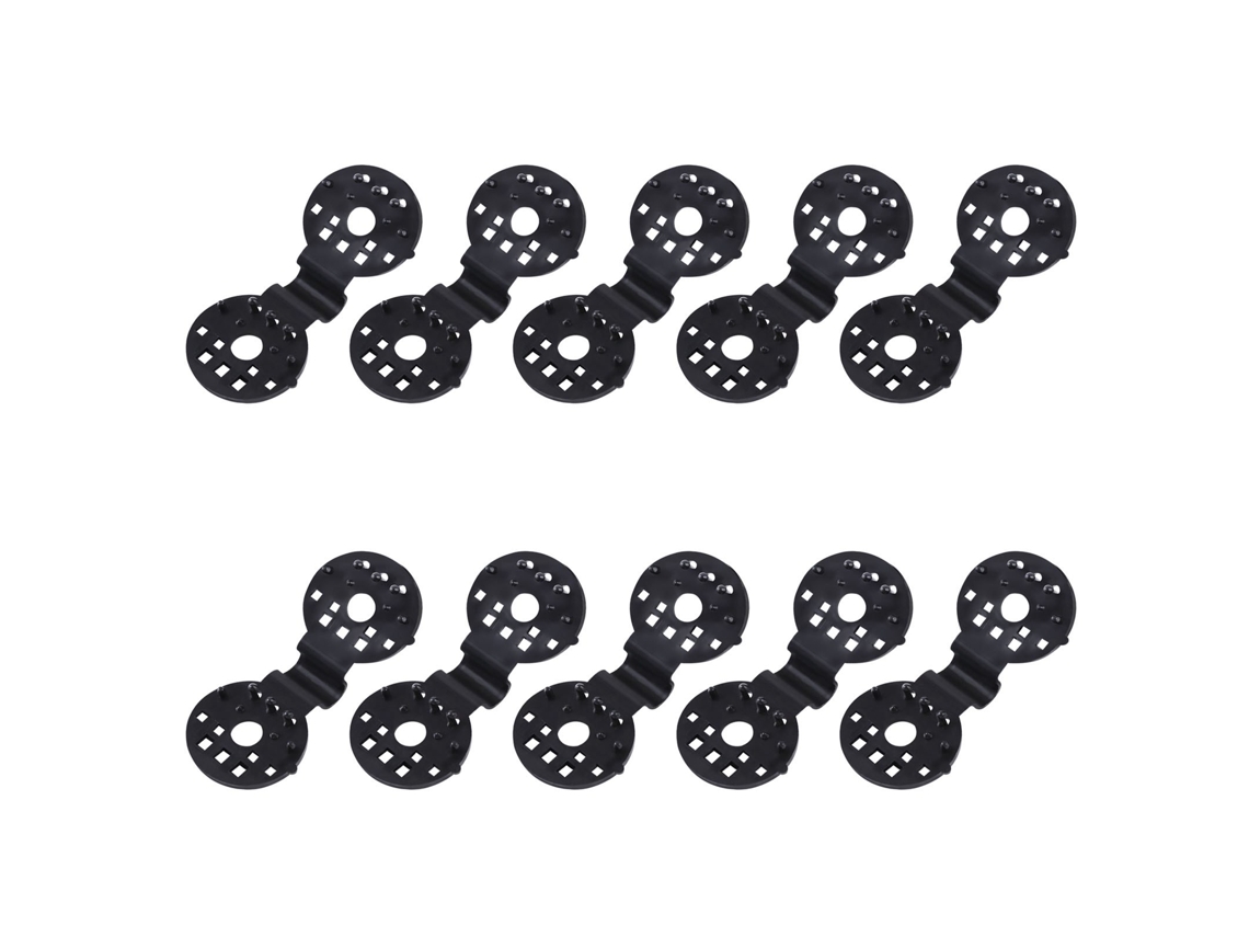 10 Clips De Plástico Para Tela De Sombra Multifuncional Desmontable Para Agricultura Al Aire Libre.