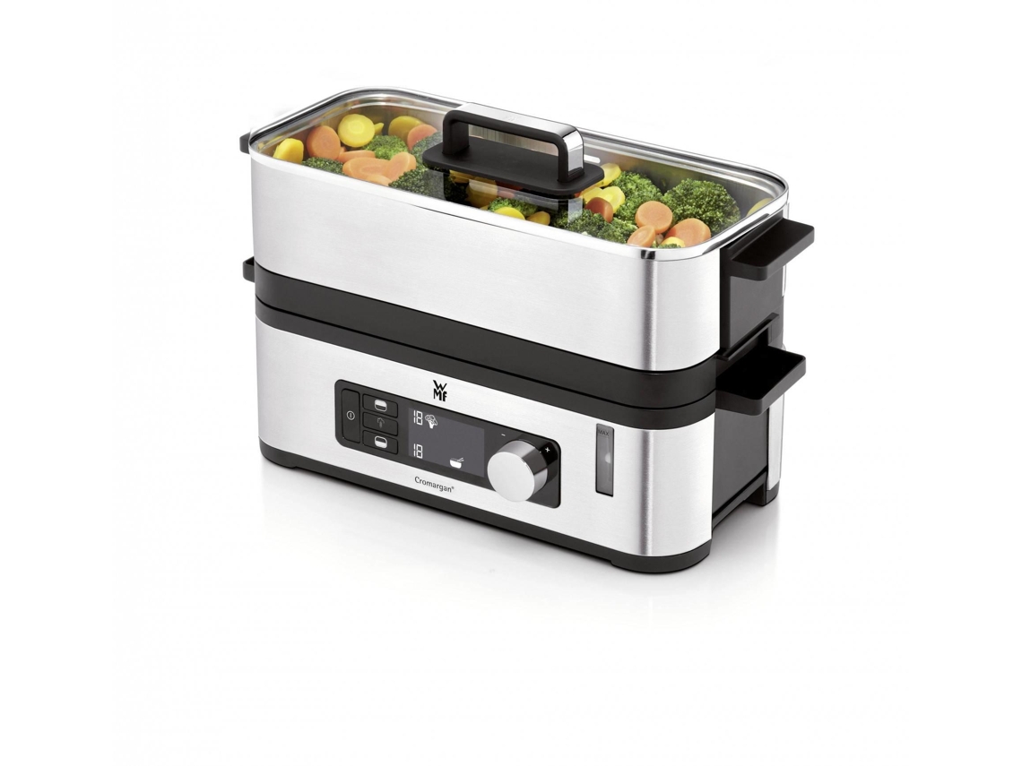Wmf Kitchenminis 04.1509.0011 Máquina de cocción al vapor 2 cestas Mostrador 900 W Negro Inox