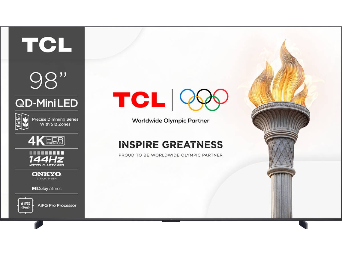 TV TCL 98C6K (MiniLed - 98'' - 249 cm - 4K Ultra HD - Smart TV)