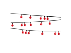 Adhesivo de pared con forma de lámpara Baok para decorar la sala de estar, el dormitorio o cualquier otro espacio (rojo).