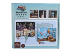 Bj-casa Em Miniatura De Madeira Diy Série De Livros Brinquedo Para Crianças Decoração Presente De Aniversário N‑002