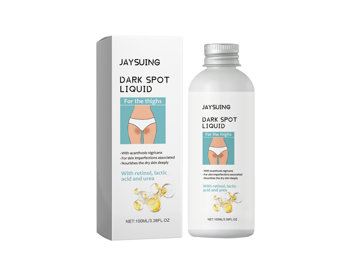 La loción Jaysuing hidrata e ilumina la piel de las piernas.