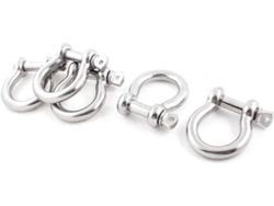 5 Piezas De Grilletes De Arco Para Cable De Acero Inoxidable De 16 Mm