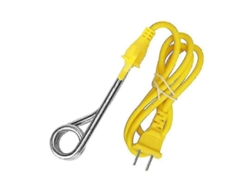 Resistencia de inmersión, tubo de acero inoxidable, calentamiento rápido en 1 a 2 minutos, con clip para facilitar su transporte. GOKOCO