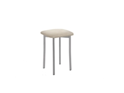 Banqueta Baixa de Cozinha Sonia 33x47x33cm Domus Fumaça FANMUEBLES