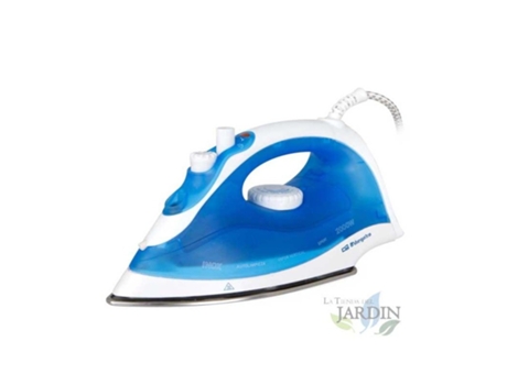 Plancha De Vapor Automática ORBEGOZO Potencia 2.000W Suela De Acero Inoxidable.