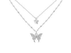 2026-cadena De Collar Con Mariposa Para Mujer Juego De Collares Capa Joyería Regalo Moda