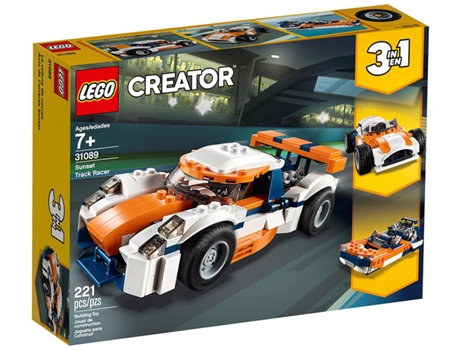 LEGO Creator 3 en 1: 31089 - Sunset Track Racer (Edad Mínima: 7 - 221 piezas)