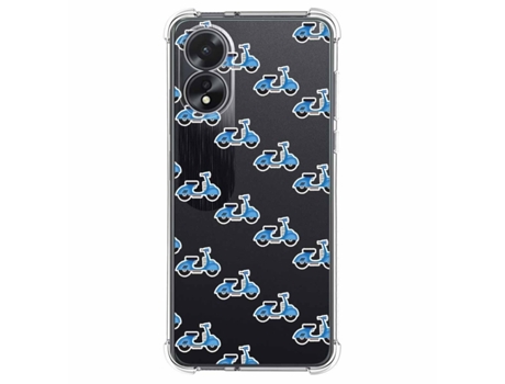 Funda Diseño Scooter para Oppo TUMUNDOSMARTPHONE Silicona Multicolor