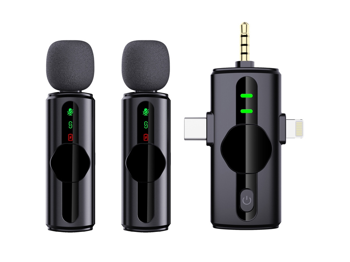 Micrófono De Solapa Inalámbrico Digitallab Para Iphone Y Android