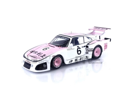 Coche de colección en miniatura Solido 1/18 Porsche 935 K3 Suzuka 1981 Blanco / Rosa 1807204