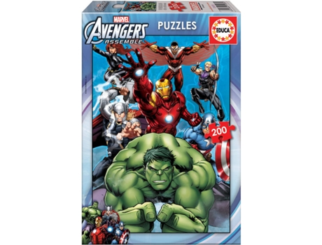 Puzzle EDUCA 200 Avengers (Edad Mínima: 3 Años - 200 Piezas)