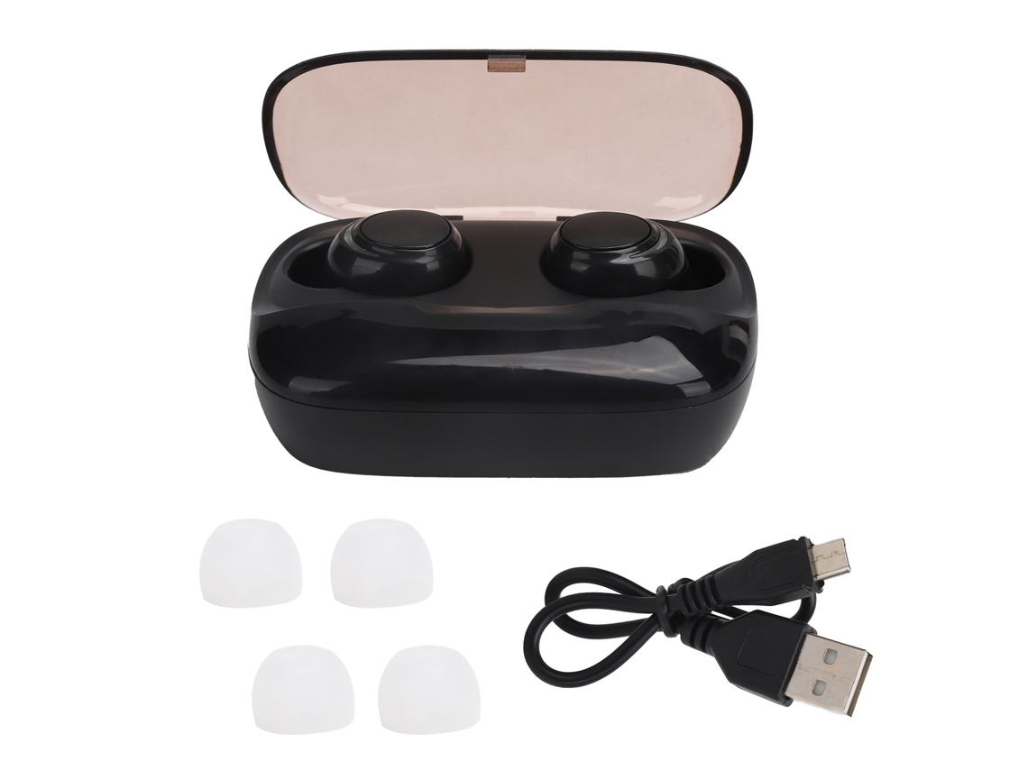 Fone De Ouvido Bluetooth Sem Fio Touch Controle Redução De Ruído À Prova D'água Com Microfone