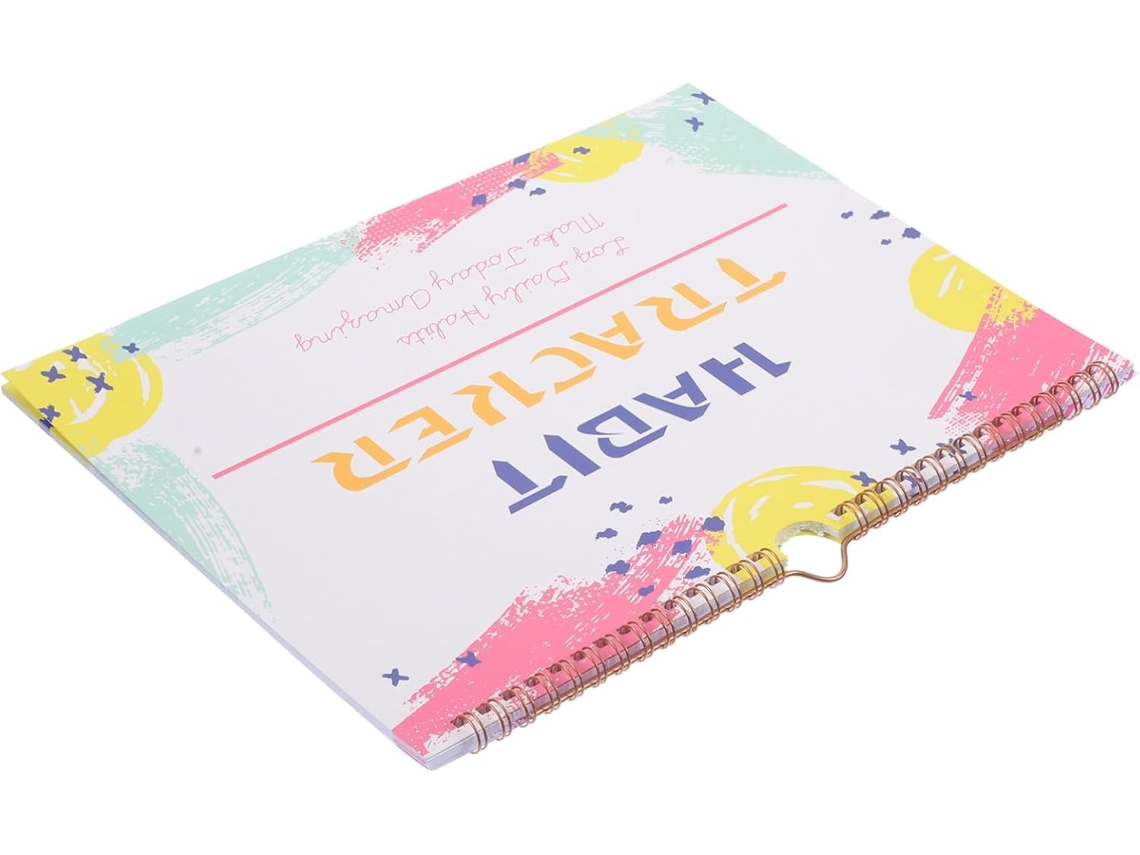 Agenda Espiral Sin Fecha Para Hábitos, Cuaderno De Ejercicios