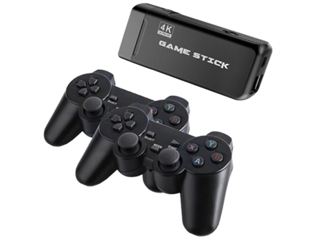 Consola Arcade Stick 4K 64 GB + 2 Mandos Inalámbrico HDMI