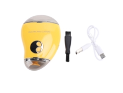 Cortaúñas Eléctrico Automático Con 3 Velocidades, Doble Cabezal Y Luz Led Para Bebés, Niños Y Adultos - Naranja