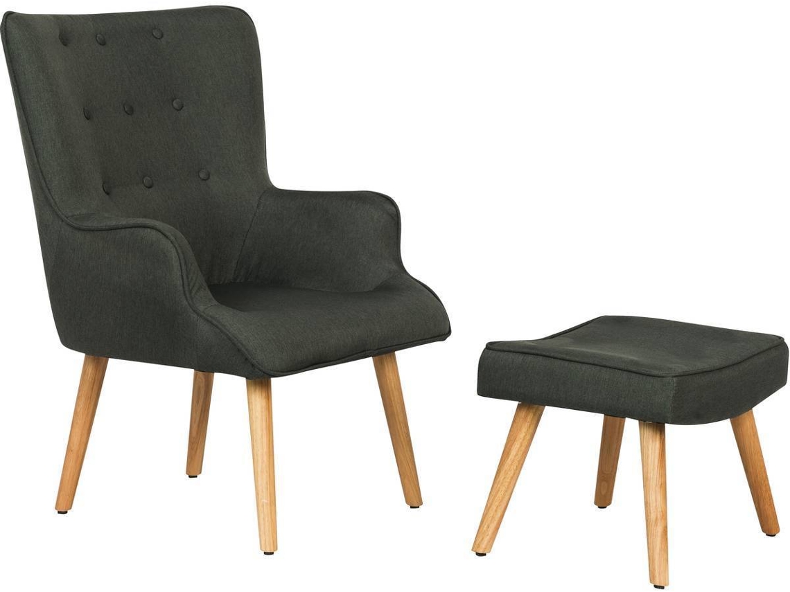 Butaca HABITAT ET JARDIN Odense Gris (74x81x92,5 cm - Madera y contrachapado)
