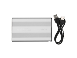Disco Duro Externo 2.5 Pulgadas Delgado Usb 2.0 500gb Plata Portátil Para Pc Ordenador Viajes Plug And Play