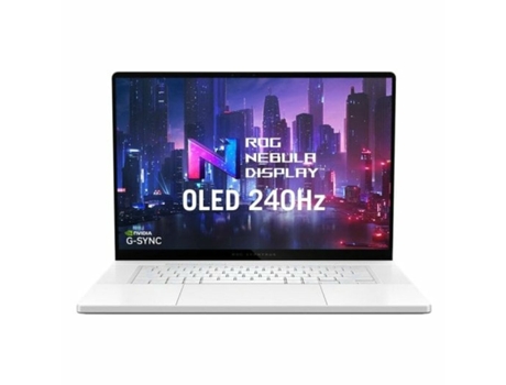 Laptop ASUS ROG Zephyrus G16 2024 (Blanco - 1 TB SSD - 16 - Qwerty Español - 32 GB RAM - Intel - Nvidia Geforce RTX 4070)