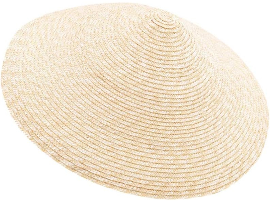 Sombrero de sol trenzado con ala ancha
