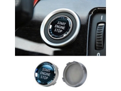 Embellecedor Adhesivo Para Cubierta Interior De Coche Con Botón De Arranque/parada De Motor De Una Sola Llave, Compatible Con Las Series 3/5 E70, E9