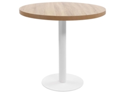 Mesa de bistró de MDF de 80 cm en marrón claro DKD HOME DECOR