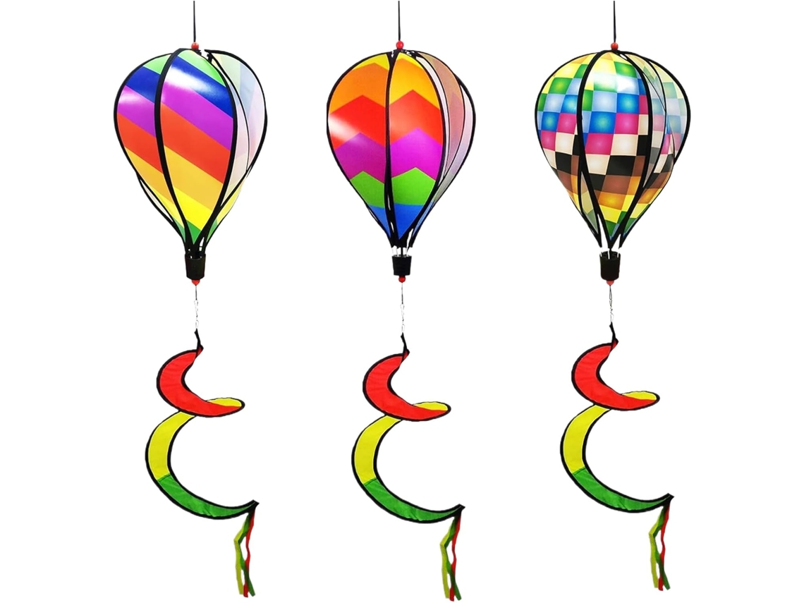 Rodillo Decorativo De Viento Veleta Giratoria 3 Molinillos De Viento Entrelazados Para Colgar, Con Molinillos, Molino