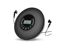 Reproductor De Cd Mp3 Portátil Con Altavoces Externos, Auriculares, Función De Repetición Ab Y Efectos De Sonido Eq.