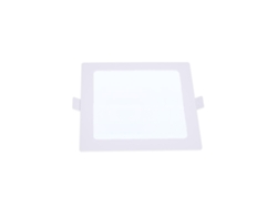 Foco empotrable Intego 2.0 PC cuadrado 6W LED 600Lm 6400K 120 C.12 5Xl.12 5Xalt.2 5Cm blanco FERRIMEX