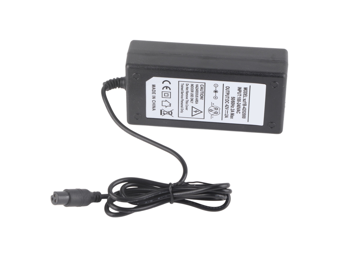 Cargador De Baterías De 42 V Y 2 A Con Adaptador Universal De 3 Pines Para Patinetas Eléctricas Y Patinetes De Equilibrio.
