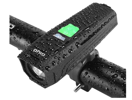 Juego de luces para bicicleta Juego de luces para bicicleta súper brillante Luz para bicicleta recargable por USB Luz para bicicleta - Negro ENZONS